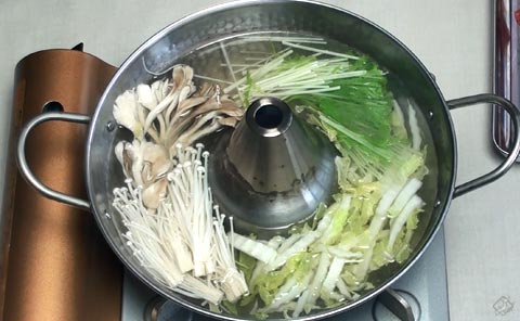 野菜を入れる