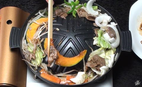 野菜と焼く