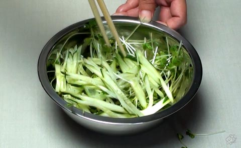 野菜を和える