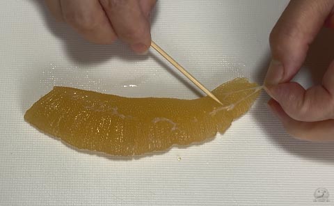 数の子を切る