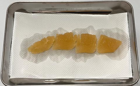 汁気をとる