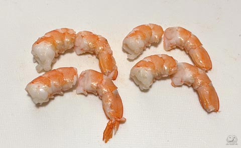 一口サイズの海老