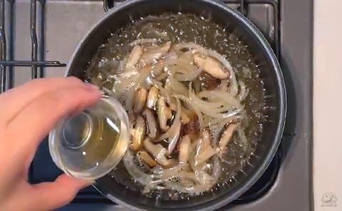 白出汁を入れる