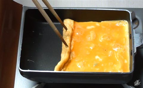 焼けた端から巻く