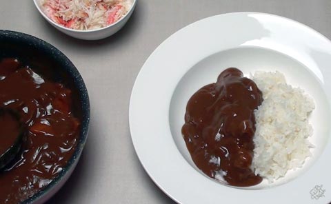 カニ殻出汁入りカレーのレシピ 美味しい作り方ふるさと産直村